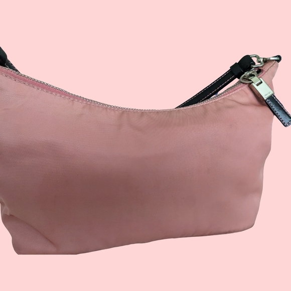 Prada Tessuto Sirio Nylon Mini Shoulder Bag Pink - Picture 4 of 13